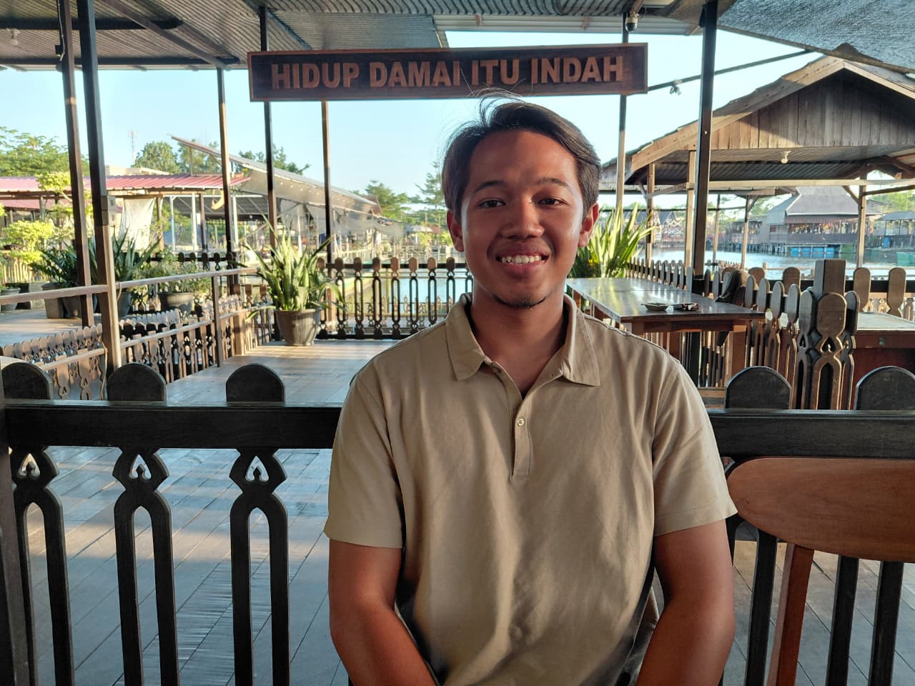Faris Hasan Aziz, pengelola Teras Alam Ulin.